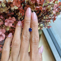 1.27 Ct. Blue Sapphire from Ceylon (Sri Lanka) Life Style