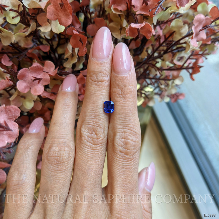 1.27 Ct. Blue Sapphire from Ceylon (Sri Lanka)