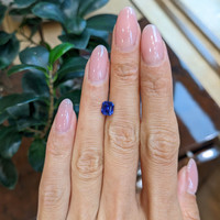 1.27 Ct. Blue Sapphire from Ceylon (Sri Lanka) Life Style