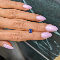0.89 Ct. Blue Sapphire from Ceylon (Sri Lanka) Life Style