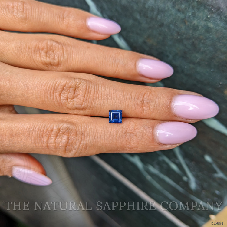 0.89 Ct. Blue Sapphire from Ceylon (Sri Lanka)