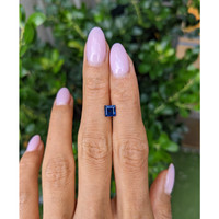 0.89 Ct. Blue Sapphire from Ceylon (Sri Lanka) Life Style