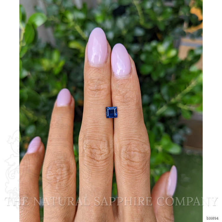0.89 Ct. Blue Sapphire from Ceylon (Sri Lanka)