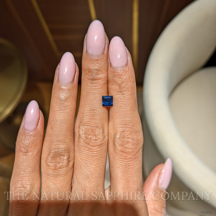 0.89 Ct. Blue Sapphire from Ceylon (Sri Lanka)