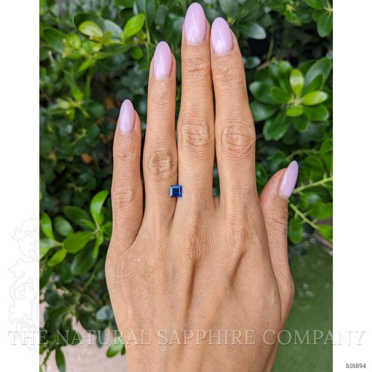 0.89 Ct. Blue Sapphire from Ceylon (Sri Lanka)
