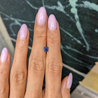 0.50 Ct. Blue Sapphire from Ceylon (Sri Lanka) Life Style