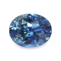 4.14 Ct. Greenish Blue Sapphire from Cambodia Video