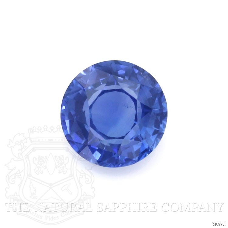 Solitaire Blue Sapphire Necklace 1.89 Ct., Platinum 950