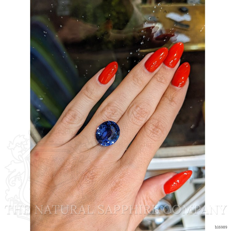 14.06 Ct. Blue Sapphire from Ceylon (Sri Lanka)