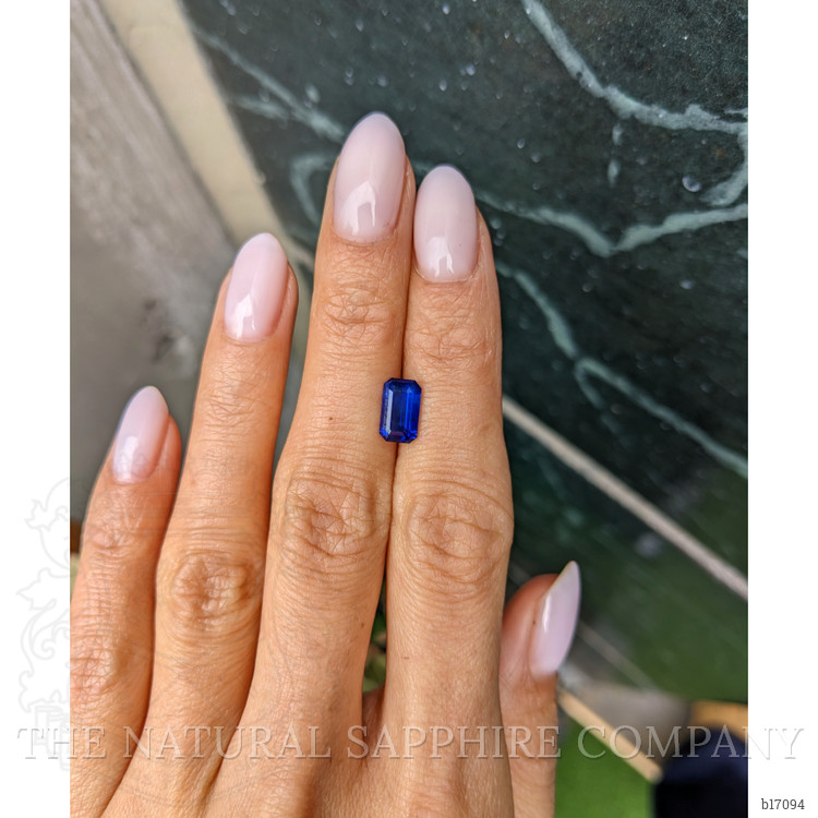 2.02 Ct. Blue Sapphire from Ceylon (Sri Lanka)