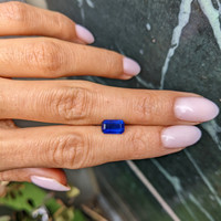 2.02 Ct. Blue Sapphire from Ceylon (Sri Lanka) Life Style