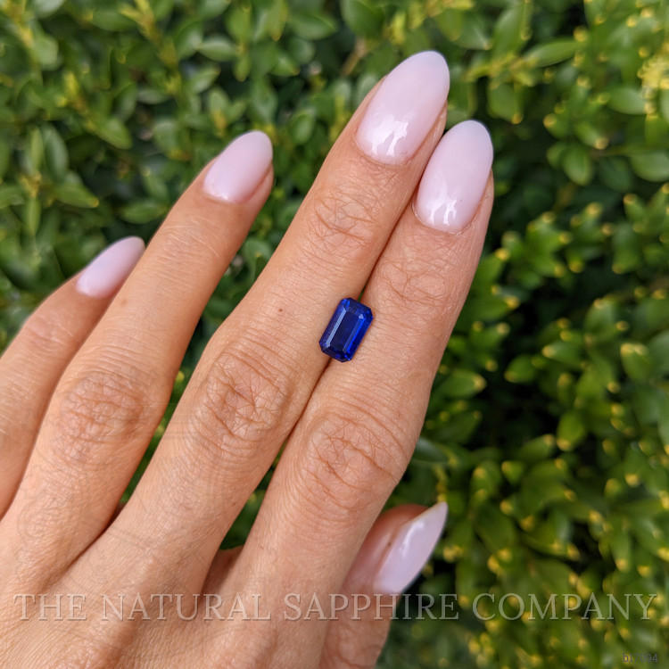 2.02 Ct. Blue Sapphire from Ceylon (Sri Lanka)