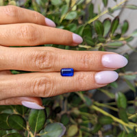 2.02 Ct. Blue Sapphire from Ceylon (Sri Lanka) Life Style