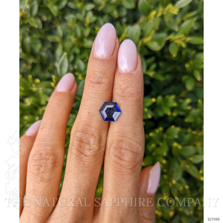 2.01 Ct. Blue Sapphire from Ceylon (Sri Lanka)