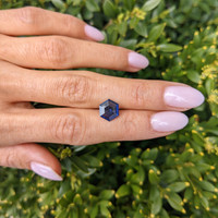 2.01 Ct. Blue Sapphire from Ceylon (Sri Lanka) Life Style