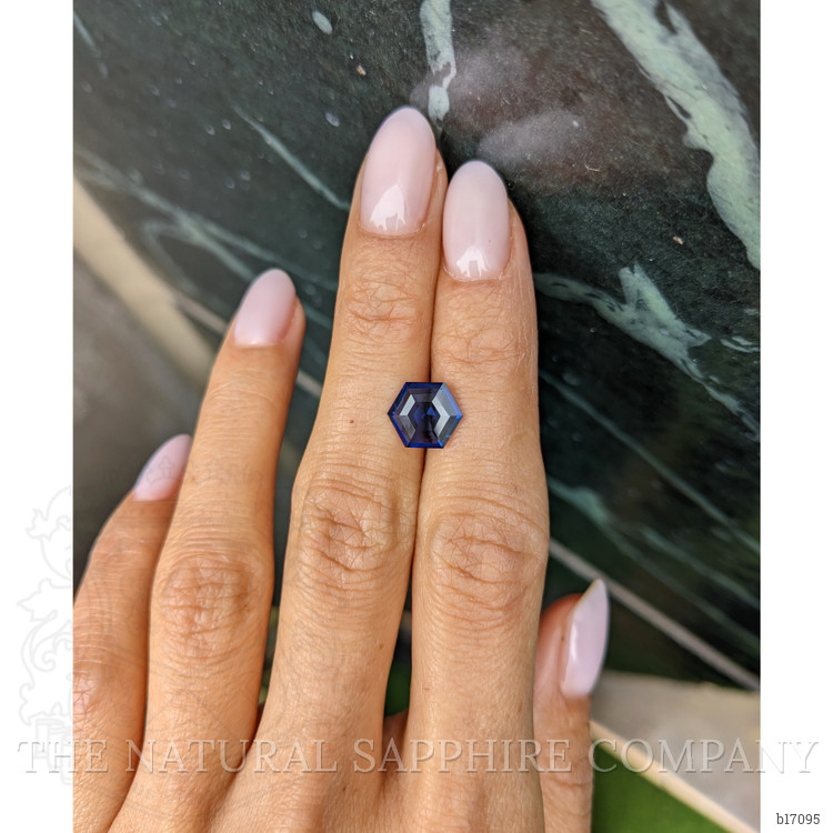 2.01 Ct. Blue Sapphire from Ceylon (Sri Lanka)