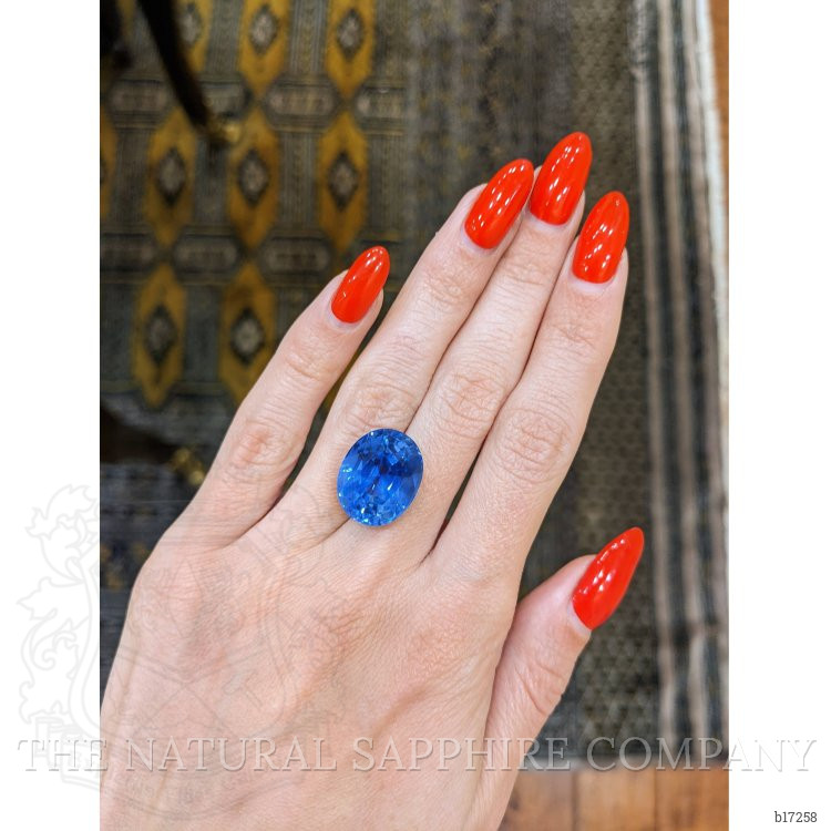 22.00 Ct. Blue Sapphire from Ceylon (Sri Lanka)