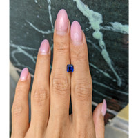 1.25 Ct. Blue Sapphire from Madagascar Life Style