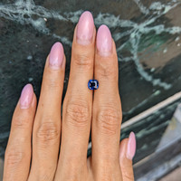 1.02 Ct. Blue Sapphire from Madagascar Life Style