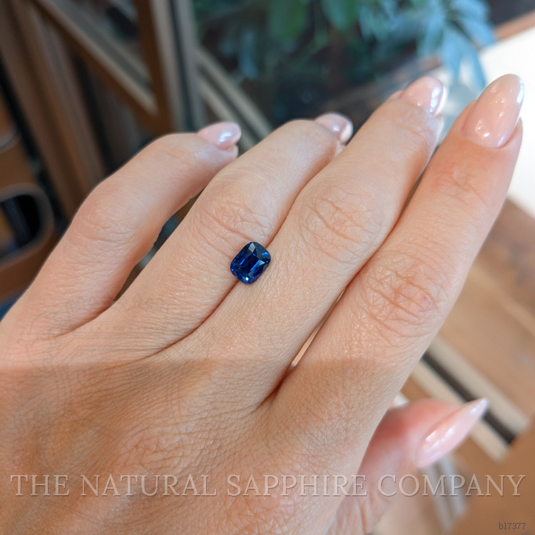 1.26 Ct. Blue Sapphire from Ceylon (Sri Lanka)