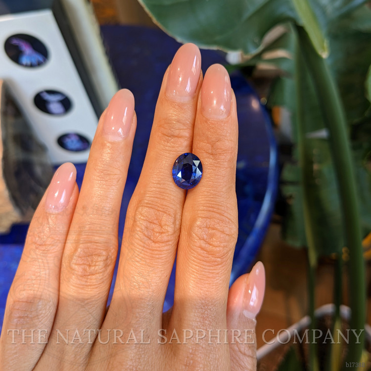 5.07 Ct. Blue Sapphire from Ceylon (Sri Lanka)