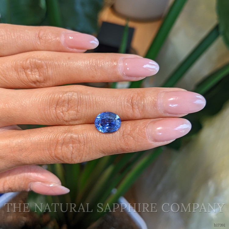 5.56 Ct. Blue Sapphire from Ceylon (Sri Lanka)