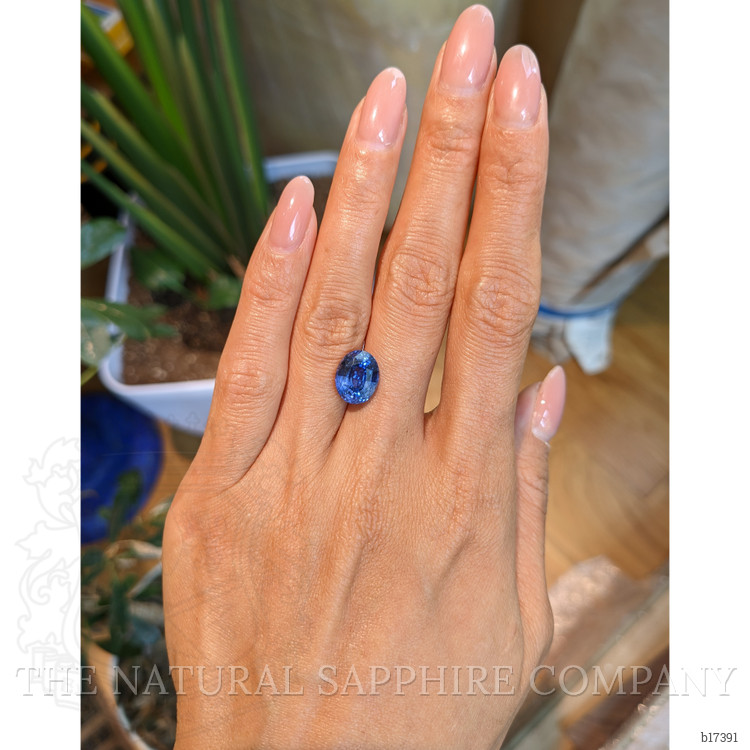 5.56 Ct. Blue Sapphire from Ceylon (Sri Lanka)