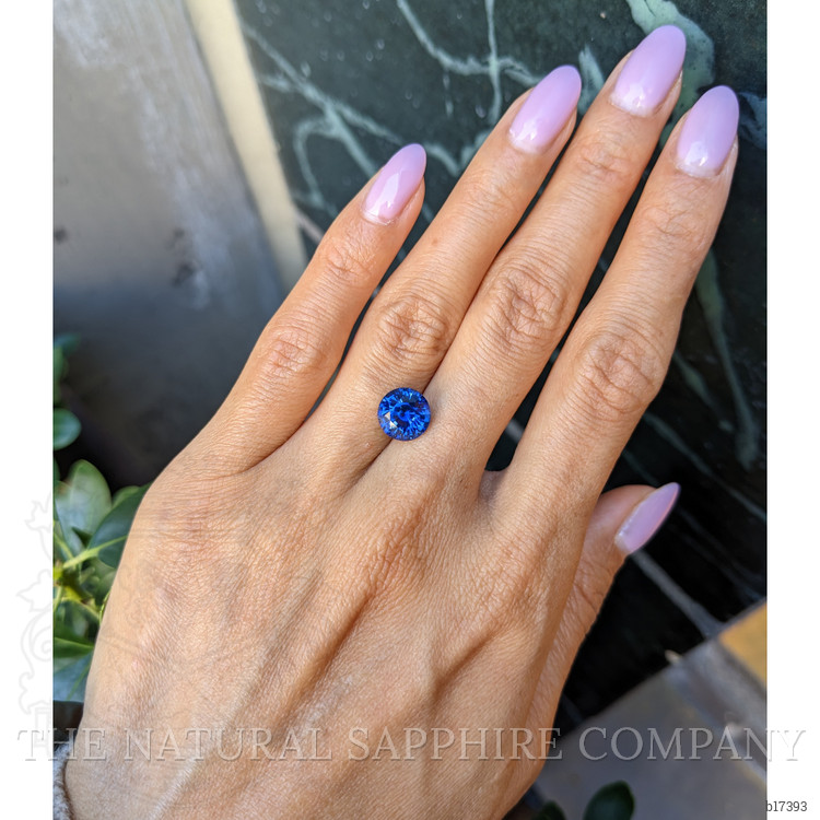 4.14 Ct. Blue Sapphire from Ceylon (Sri Lanka)