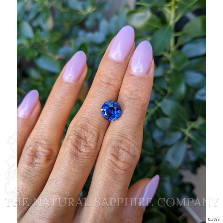 4.14 Ct. Blue Sapphire from Ceylon (Sri Lanka)