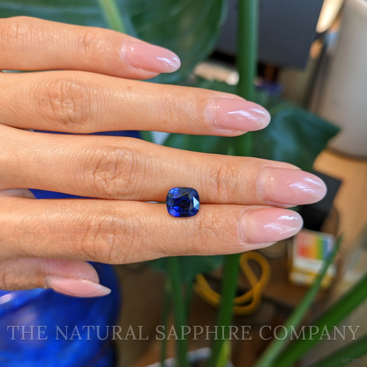 4.04 Ct. Blue Sapphire from Ceylon (Sri Lanka)
