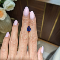2.59 Ct. Blue Sapphire from Ceylon (Sri Lanka) Life Style