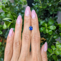 1.73 Ct. Blue Sapphire from Ceylon (Sri Lanka) Life Style