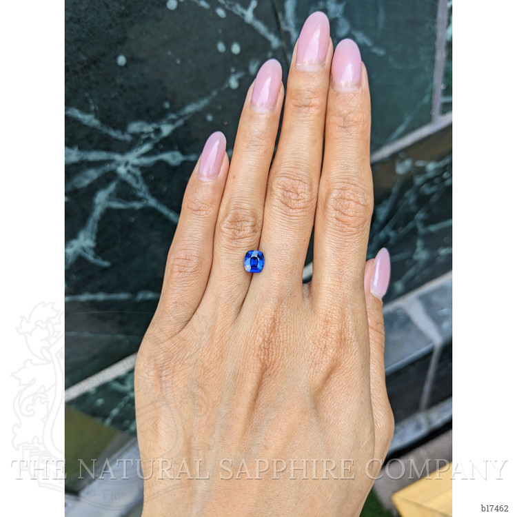1.73 Ct. Blue Sapphire from Ceylon (Sri Lanka)