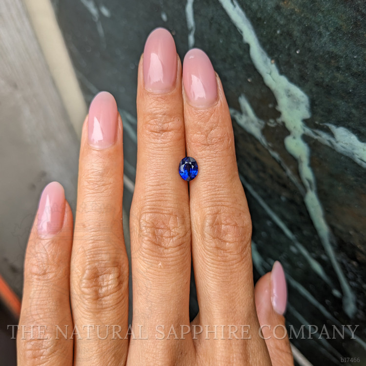 1.10 Ct. Blue Sapphire from Ceylon (Sri Lanka)