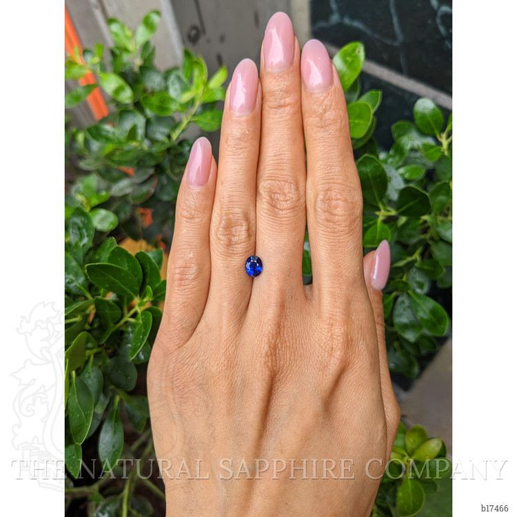 1.10 Ct. Blue Sapphire from Ceylon (Sri Lanka)