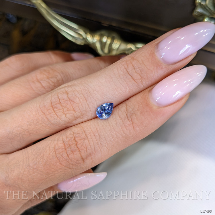 0.86 Ct. Blue Sapphire from Ceylon (Sri Lanka)