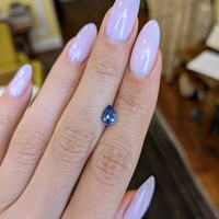 0.86 Ct. Blue Sapphire from Ceylon (Sri Lanka) Life Style