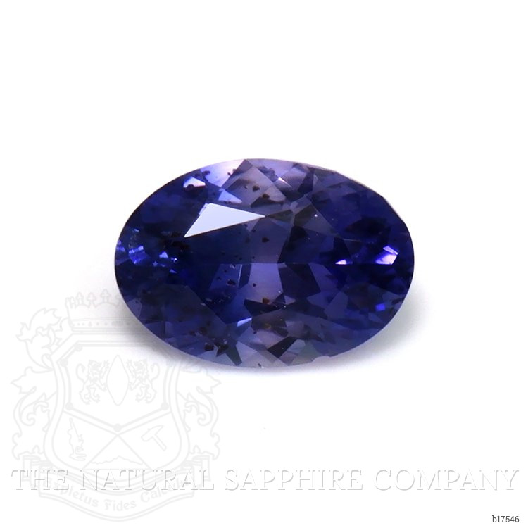 0.70 Ct. Purplish Blue Sapphire from Ceylon (Sri Lanka)