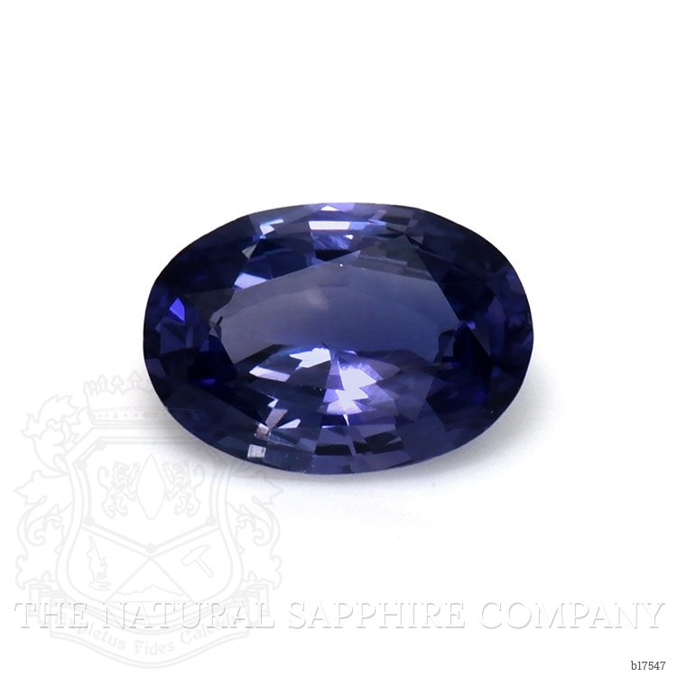 0.79 Ct. Purplish Blue Sapphire from Ceylon (Sri Lanka)