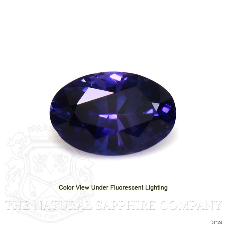 0.54 Ct. Color Change Sapphire from Ceylon (Sri Lanka)