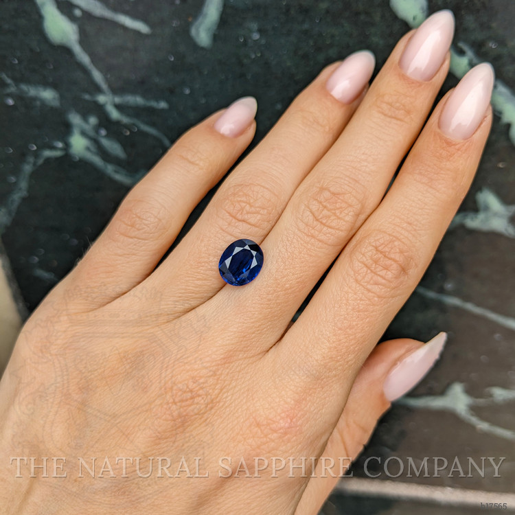 3.26 Ct. Blue Sapphire from Ceylon (Sri Lanka)