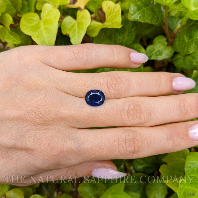 3.26 Ct. Blue Sapphire from Ceylon (Sri Lanka)