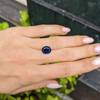 3.26 Ct. Blue Sapphire from Ceylon (Sri Lanka) Life Style