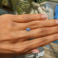 1.33 Ct. Blue Sapphire from Madagascar Life Style