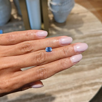 1.30 Ct. Blue Sapphire from Madagascar Life Style