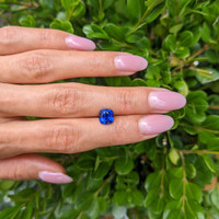 2.27 Ct. Blue Sapphire from Ceylon (Sri Lanka) Life Style