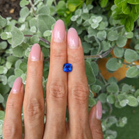 2.27 Ct. Blue Sapphire from Ceylon (Sri Lanka) Life Style