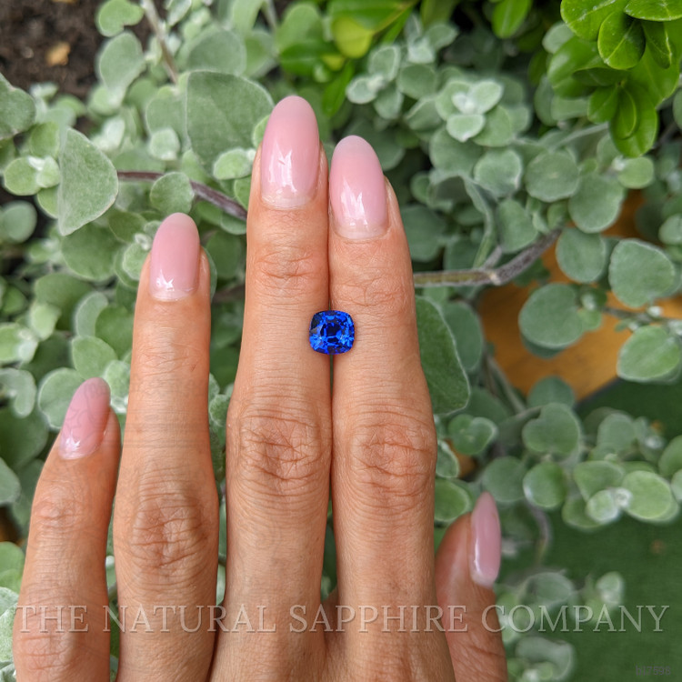 2.27 Ct. Blue Sapphire from Ceylon (Sri Lanka)
