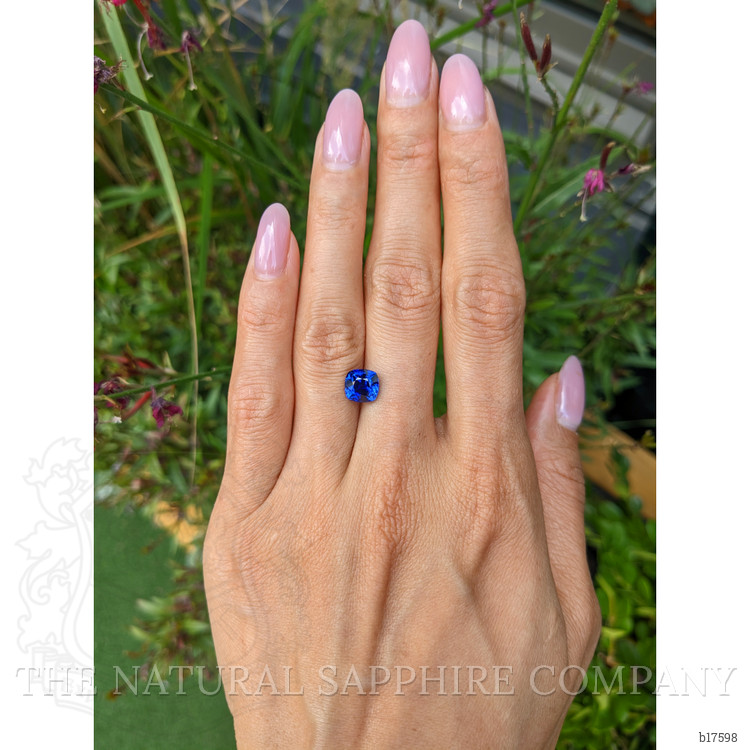 2.27 Ct. Blue Sapphire from Ceylon (Sri Lanka)
