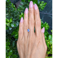 1.15 Ct. Blue Sapphire from Ceylon (Sri Lanka) Life Style